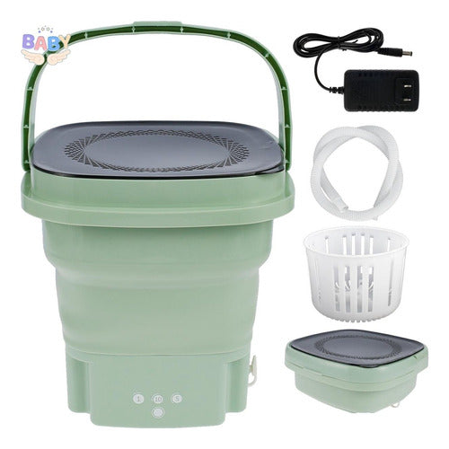 Mini Máquina De Lavar Dobrável Máquina De Lavar De Viagem