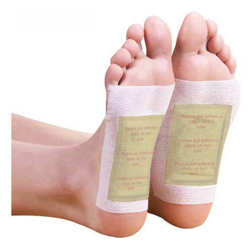 Kit 10 Almofadas Adesivo Eliminador Toxinas Detox Pé Natur